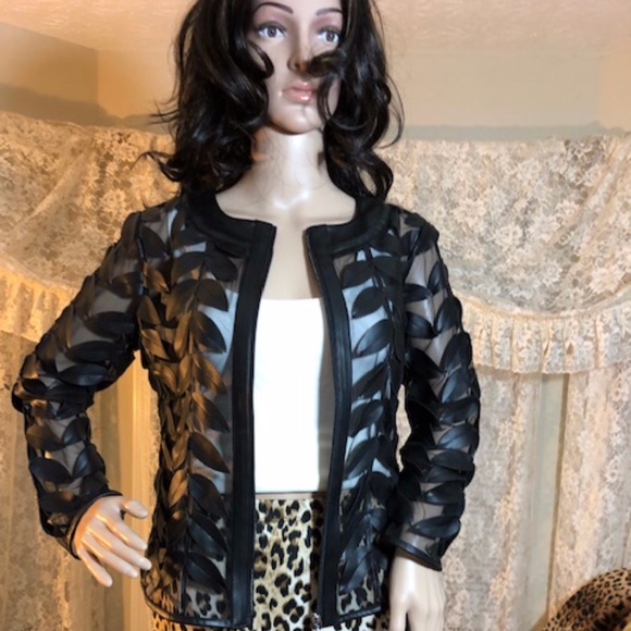COPY - Rare Luxury Leaf Jacket NWOT - Picture 8 of 8